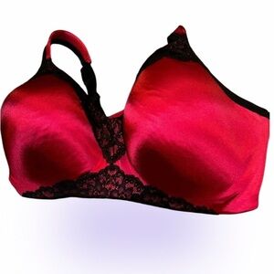 Ti Voglo Eva padded bra red lace Sz 42DDD